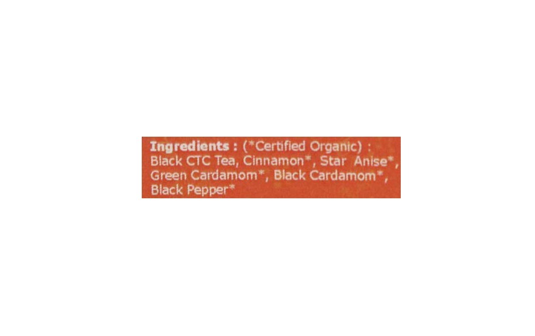 Elworld Organic Darjeeling Masala Tea Organic Spices & Black Tea   Plastic Jar  175 grams
